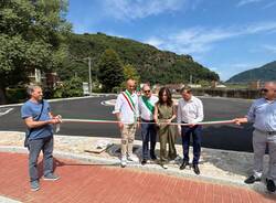Porto Ceresio - L'inaugurazione della nuova rotatoria