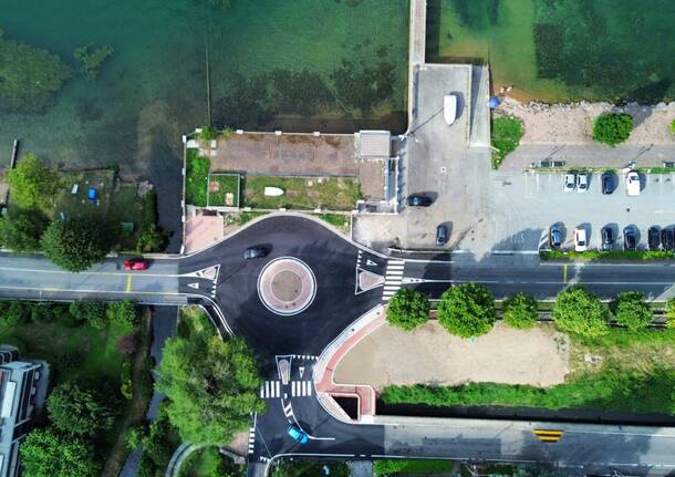 Porto Ceresio - La nuova rotatoria