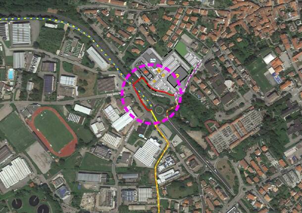 Progetto Sovrappasso SP1 a Gavirate