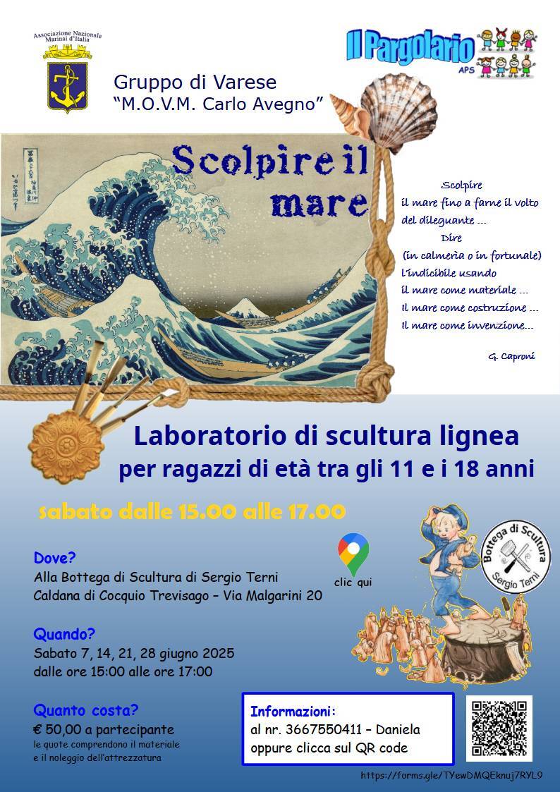 scolpire il mare