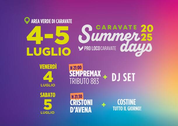 Caravate Summer Days 2025