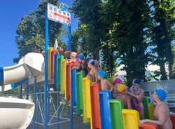 Taglio del nastro per la piscina estiva del centro sportivo Libero Ferrario di Parabiago
