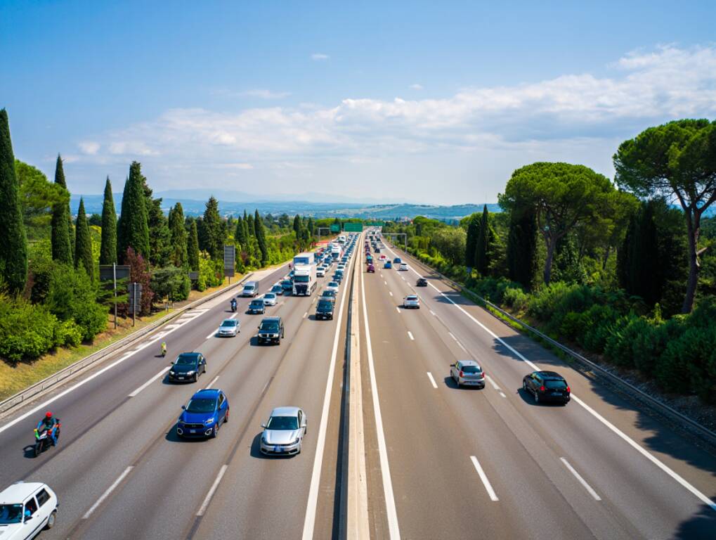 traffico autostrada vacanze