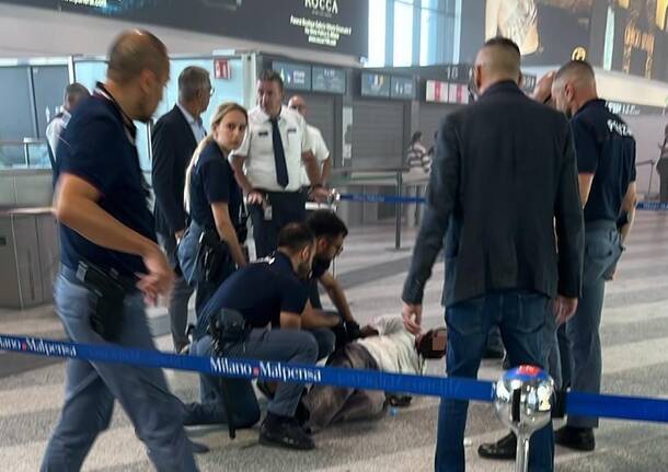 aggressione aeroporto malpensa 20 agosto 2025