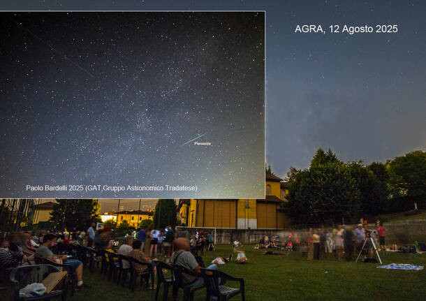 Agra Notte perseidi - foto di Paolo Bardelli