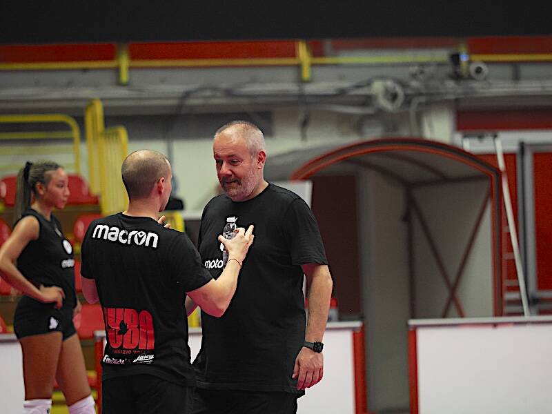 allenamento della Uyba agosto 2025