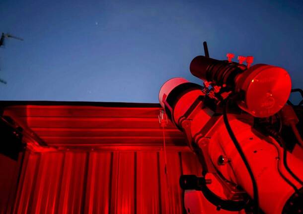 Astrofotografo Vanzaghello (foto di Stefano Pizzeghello)
