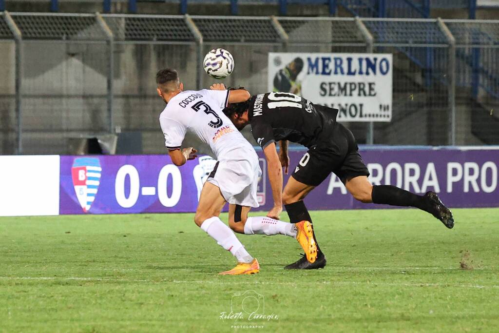 calcio pro patria pro vercelli 2-3