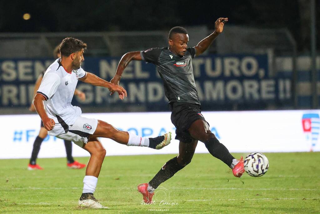 calcio pro patria pro vercelli 2-3
