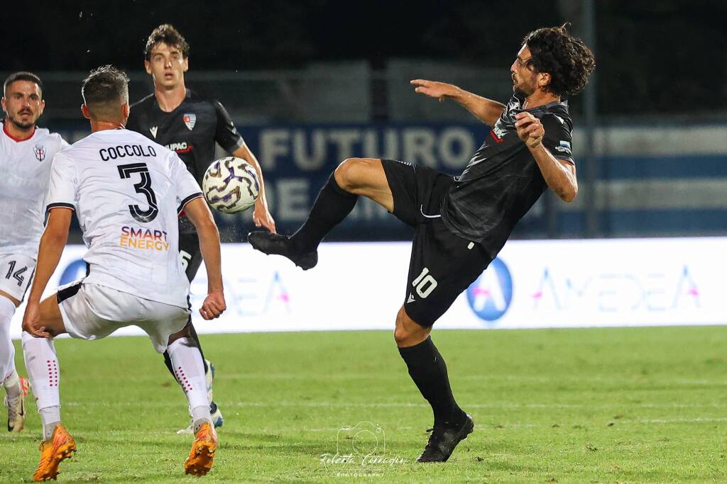 calcio pro patria pro vercelli 2-3