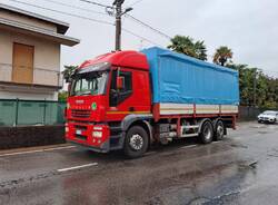 camion aiuti gaza cooperativa giubiano
