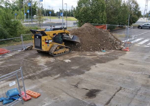 cantiere pubblica illuminazione garbatola