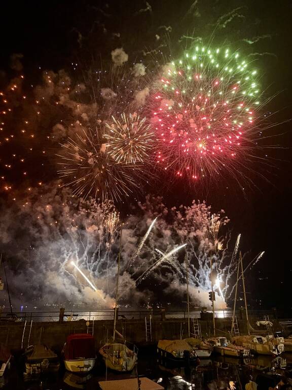 Fuochi d’artificio a Ranco