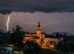 Notte tempestosa nel borgo di Castiglione Olona