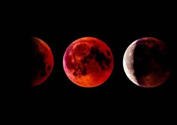 ECLISSE TOTALE DI LUNA DALLA VETTA DEL MONTE CHIUSARELLA