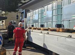 Croce Rossa a supporto dell'ospedale di Varese durante la crisi idrica