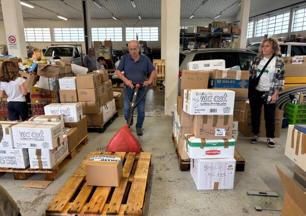 Da Varese tonnellate di cibo per Gaza