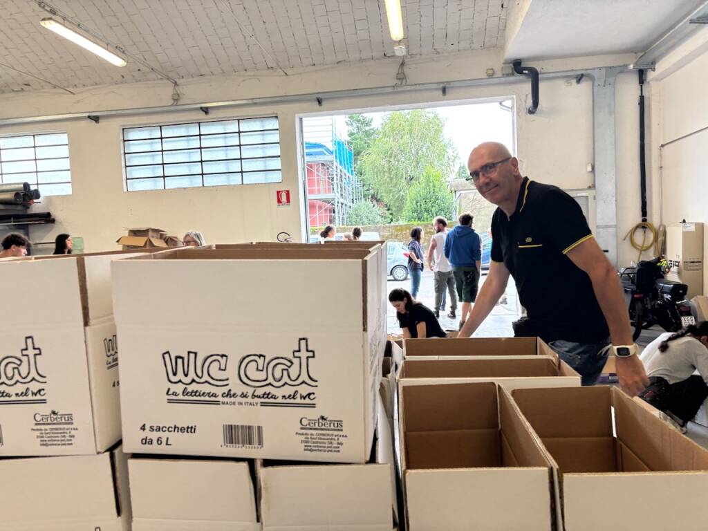 Da Varese tonnellate di cibo per Gaza