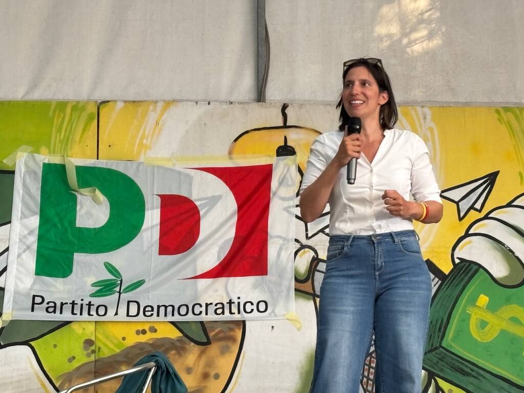 Elly Schlein alla Schiranna di Varese