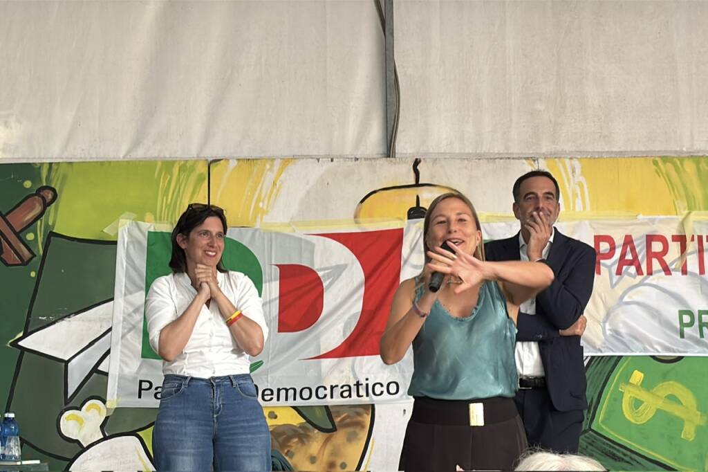 Elly Schlein alla Schiranna di Varese