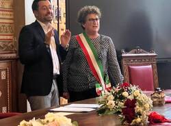 Festa in Polizia Locale a Legnano per le nozze di Marco Rossetti 