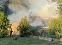 Incendio a Cerro Maggiore 4 agosto 2025 