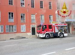 Incendio fabbrica Germignaga