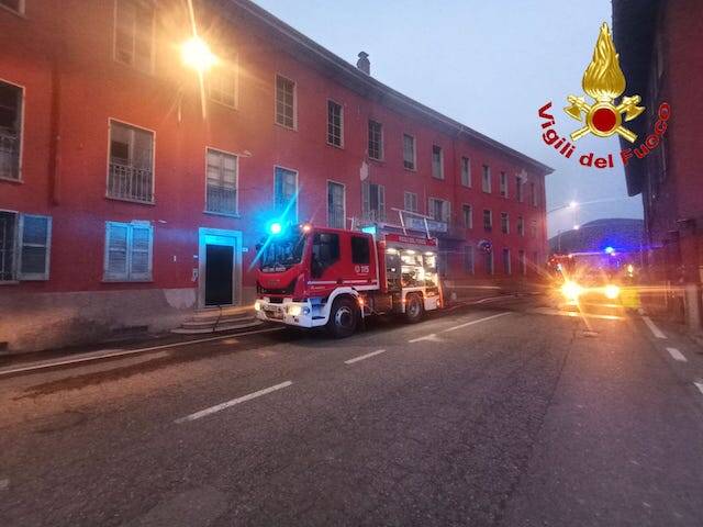 Incendio fabbrica Germignaga