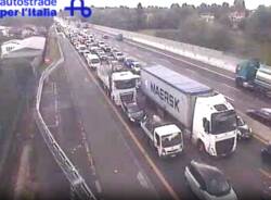incidente autostrada traffico
