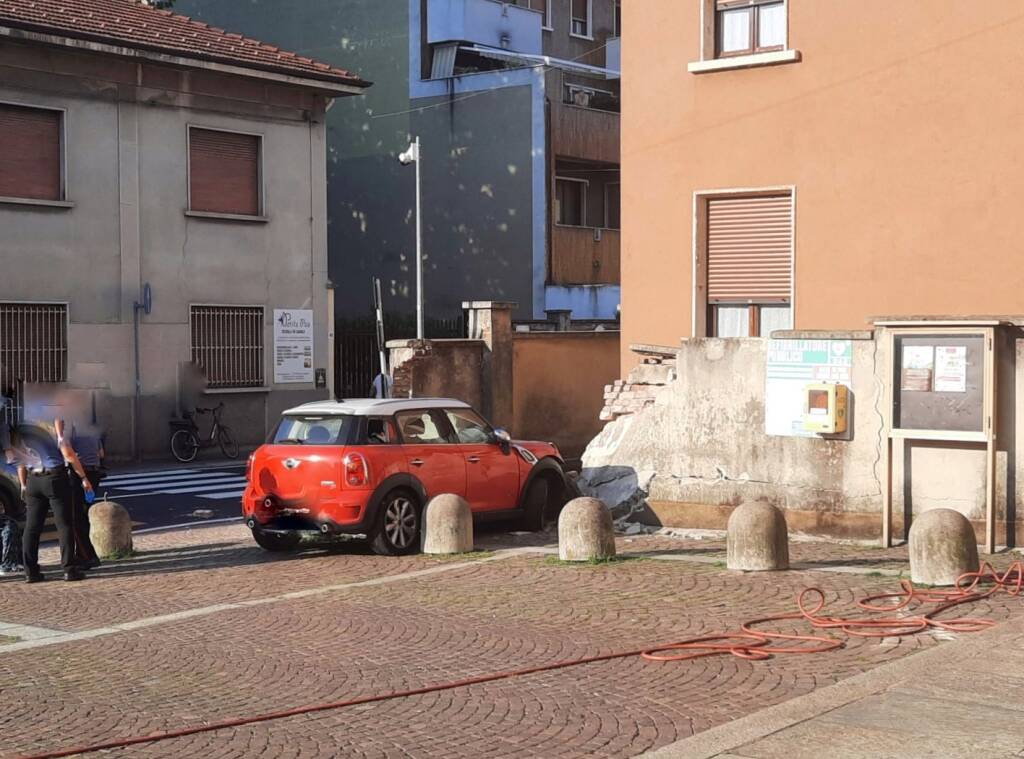 Incidente in via Venegoni a Legnano 