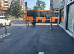 Incrocio via A. Giussano corso Italia a Legnano 