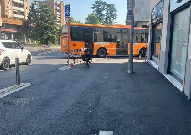 Riaperto al traffico l’incrocio tra via Alberto Giussano e corso Italia a Legnano