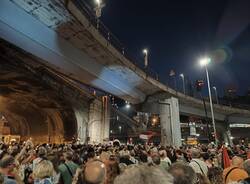Legnanesi a Genova per la partenza della nave con aiuti umanitari per Gaza