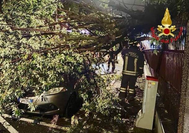 Maltempo in Lombardia, oltre 100 interventi dei Vigili del Fuoco