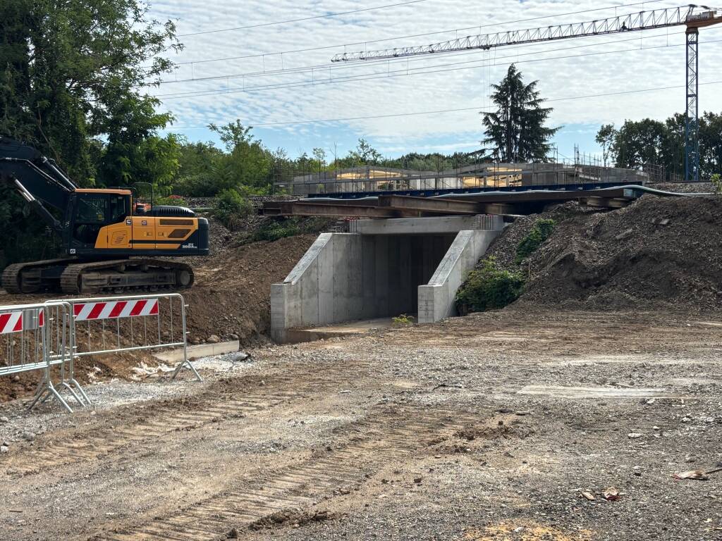 nuovo sottopasso a Gallarate