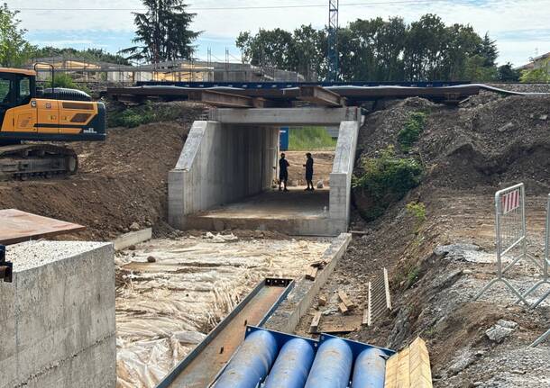 nuovo sottopasso a Gallarate