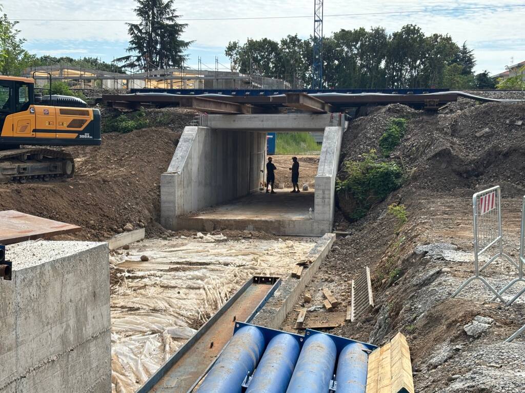 nuovo sottopasso a Gallarate