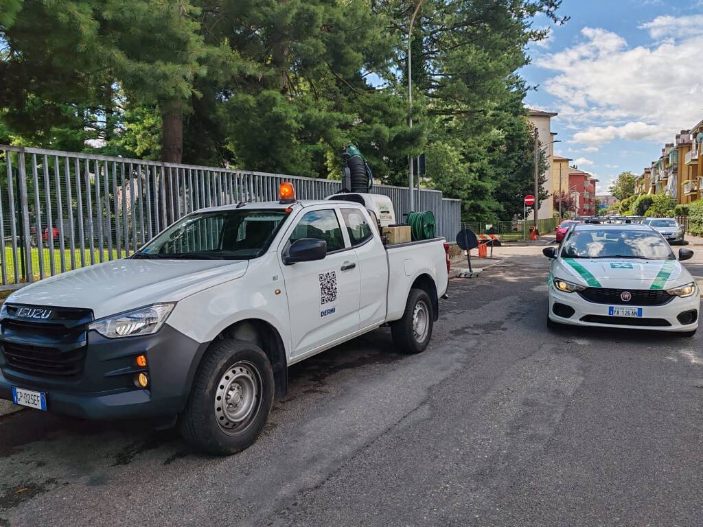 Operazione di disinfestazione Chikungunya in zona Frati 2 agosto