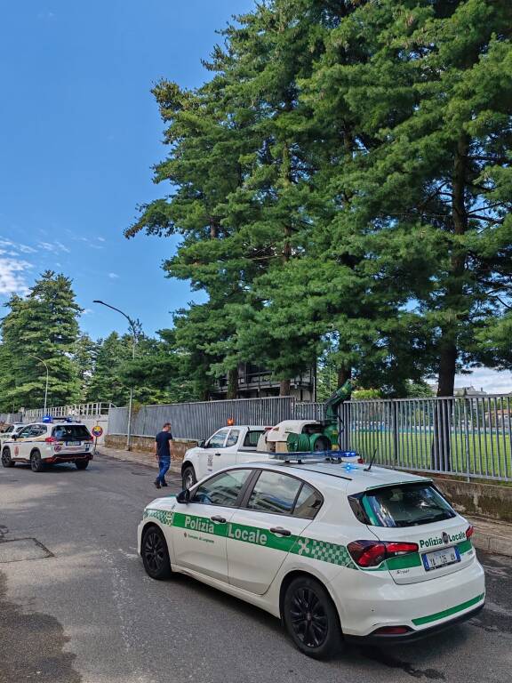 Operazione di disinfestazione Chikungunya in zona Frati 2 agosto