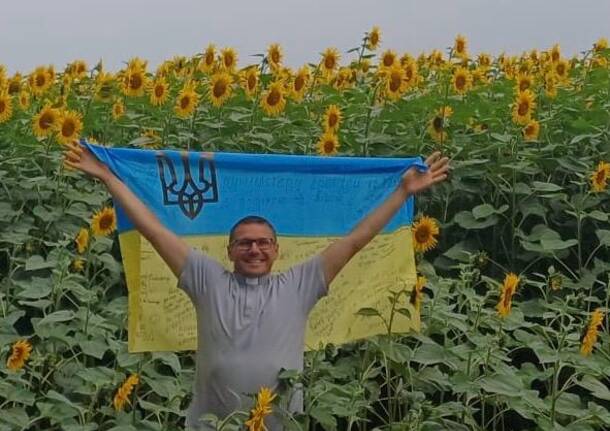 Padre Volodimyr in Ucraina