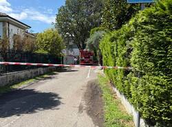 Ramo pericolante sulla ferrovia 2agosto 
