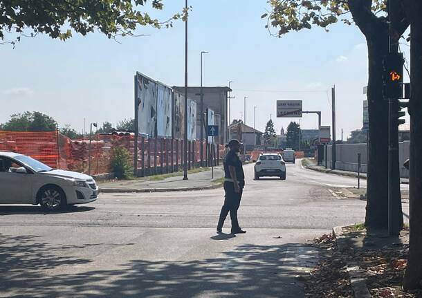 semaforo non funzionante viale cadorna legnano