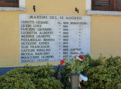 Strage Borgo Ticino - lapide 