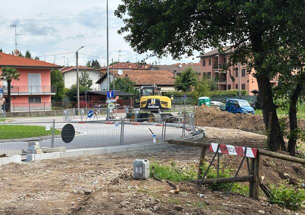 Vedano Olona - Nuovo tratto di ciclabile