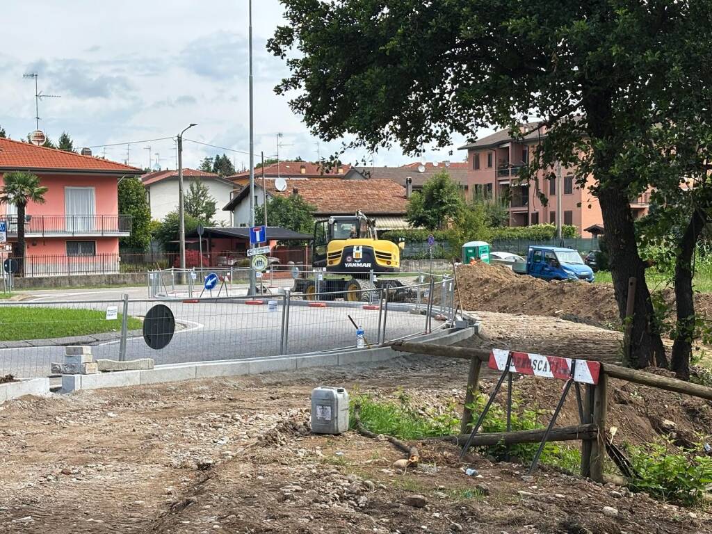 Vedano Olona - Nuovo tratto di ciclabile