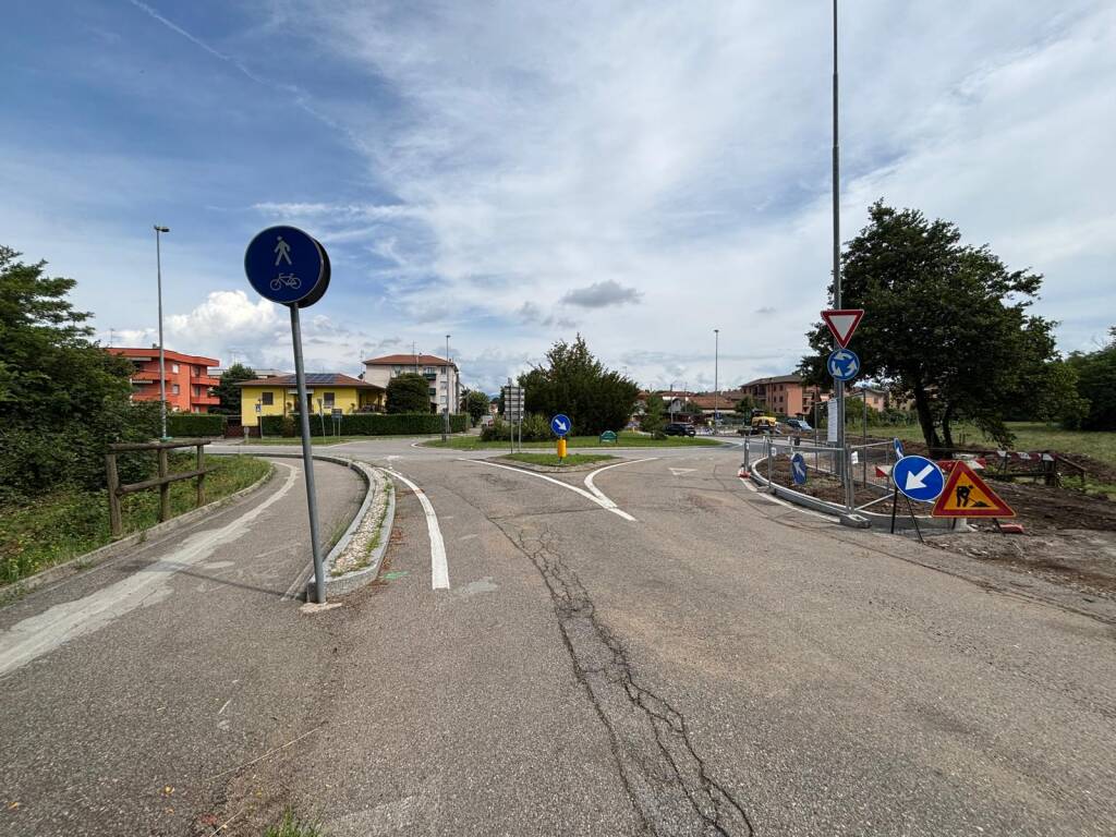 Vedano Olona - Nuovo tratto di ciclabile