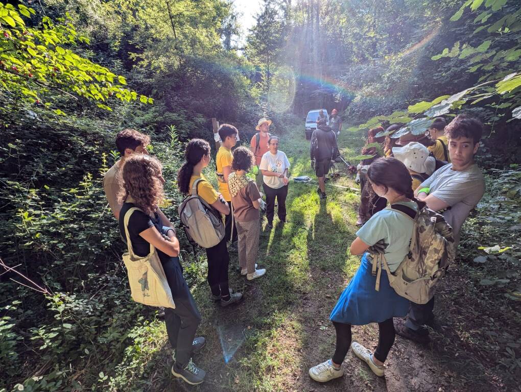 volontari nove paesi diversi campo dei fiori