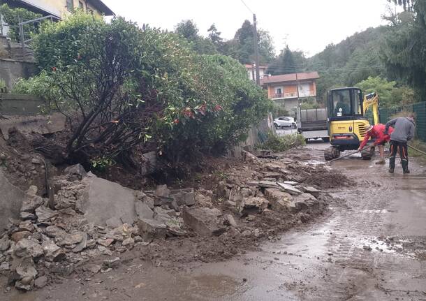 I danni del maltempo dopo le forti piogge di martedì notte sulla provincia di Varese