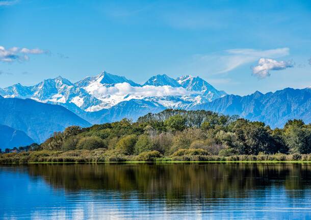 Monte Rosa dal Lago di Varese