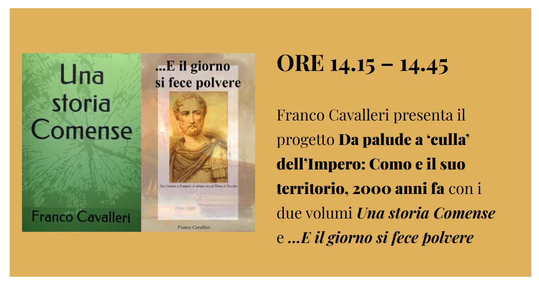\"Da palude a culla dell\'Impero\": la Storia del territorio comasco a Goodbooks 2025